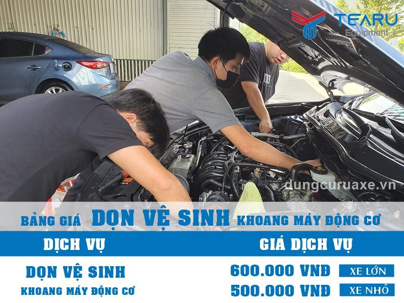 Bảng giá vệ sinh khoang máy chuẩn