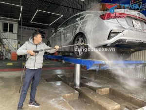 Công nghệ rửa xe không chạm rất tiện lợi và nhanh chóng