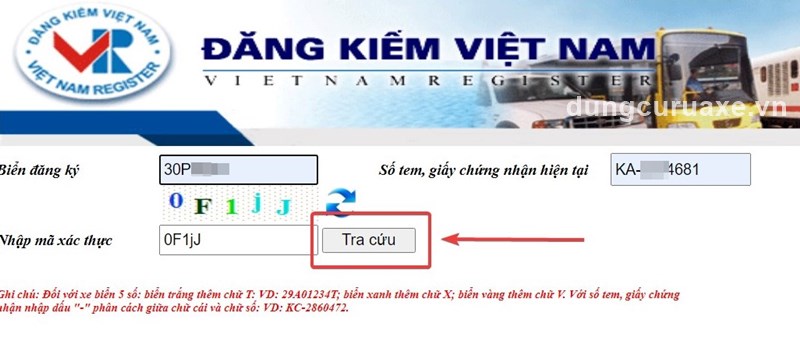 Đã có quy định về việc tra cứu hồ sơ dữ liệu đăng kiểm online 