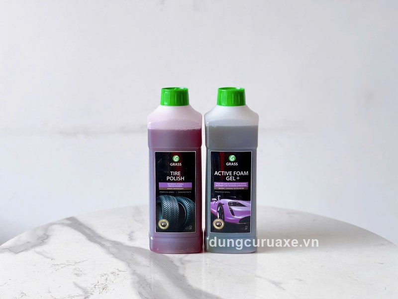 Combo dung dịch rửa xe không chạm và dưỡng bóng lốp 