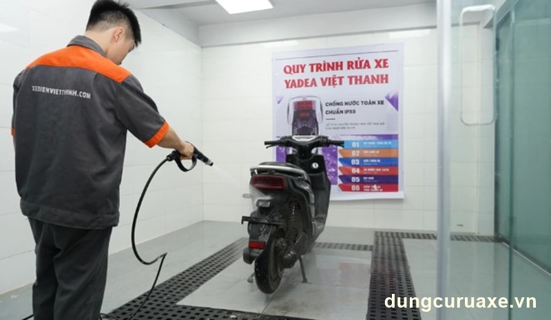 Chú ý quy trình rửa xe
