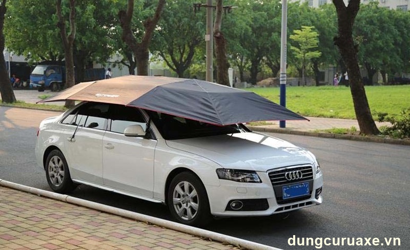 Chất liệu bạt che nên có khả năng chống tia UV, chống thấm nước và chịu lực tốt