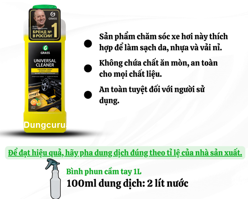 Dung dịch vệ sinh nội thất ô tô Universal Cleaner