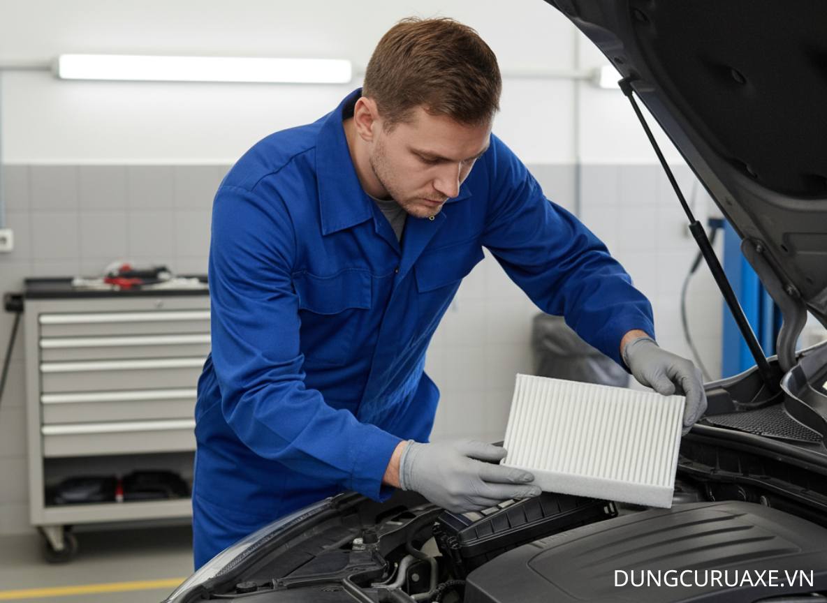 Kiểm tra và thay lọc gió thường xuyên