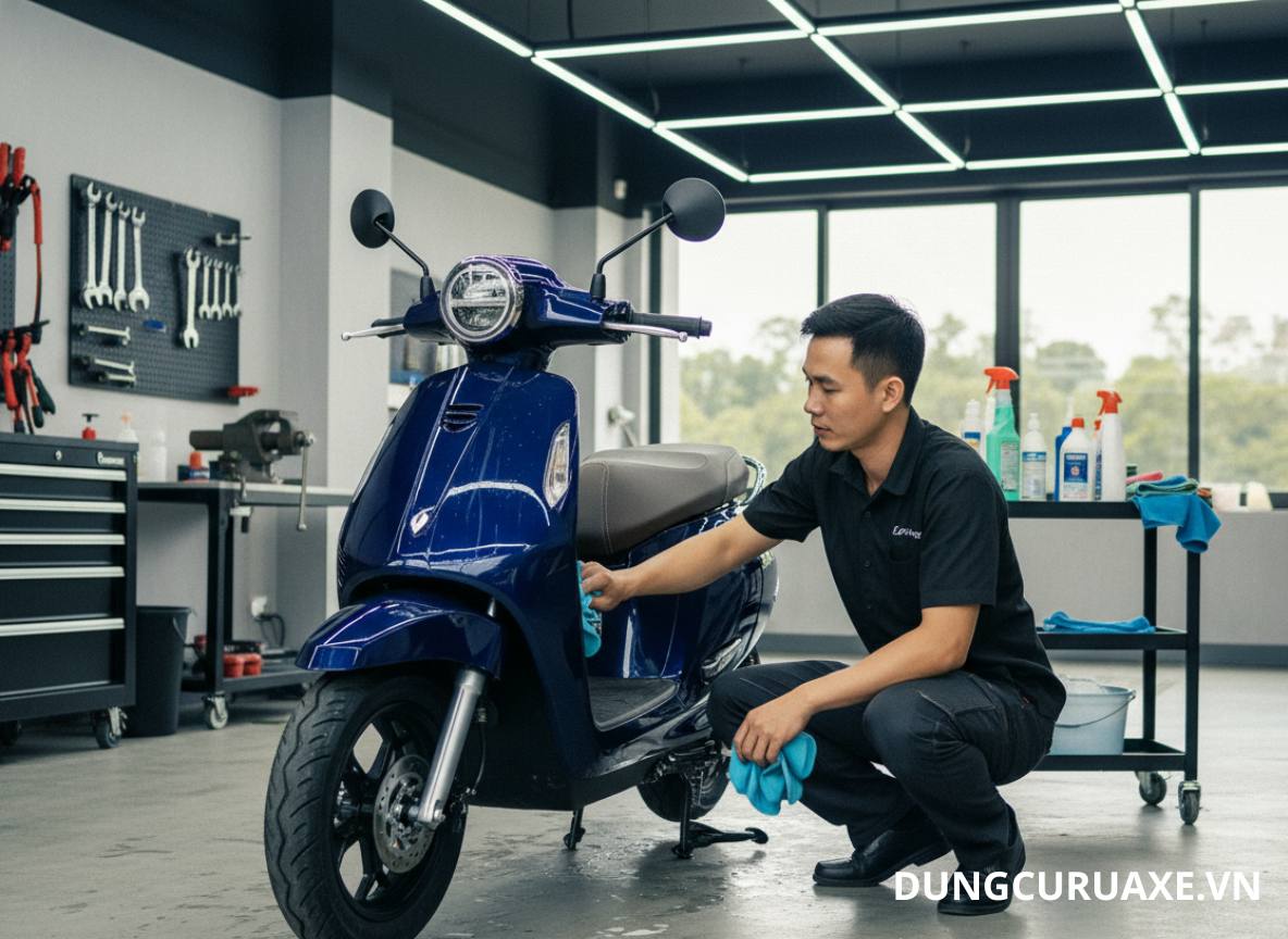 Với xe máy điện nên đến trung tâm uy tín sẽ an toàn hơn