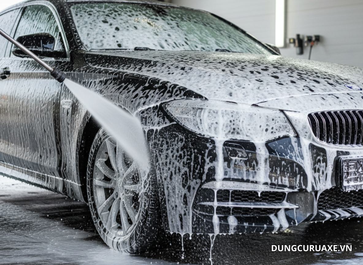 Dung dịch rửa xe không chạm làm giảm xước xe