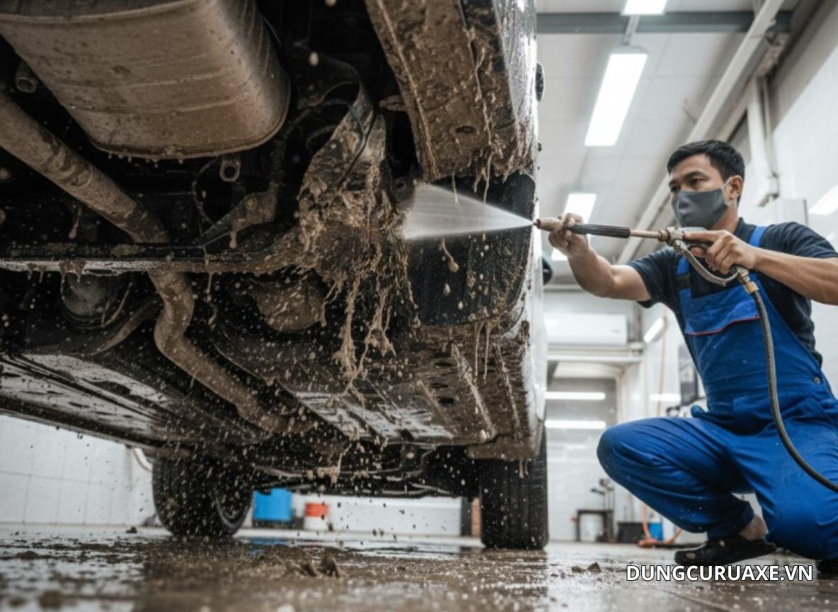 Hướng Dẫn Vệ Sinh Xe Ô Tô Sau Mưa Lũ Và Ngập Nước