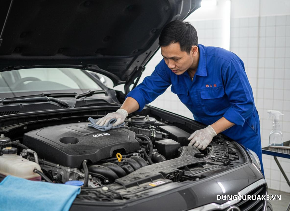 Vệ sinh khoang máy