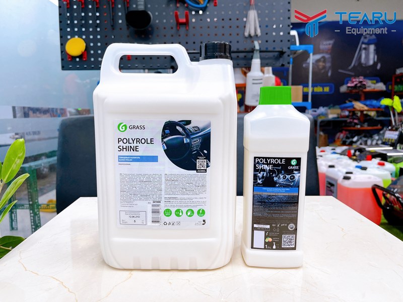Dung dịch dưỡng bóng và bảo vệ bề mặt da, nhựa, cao su Grass Polyrole Shine