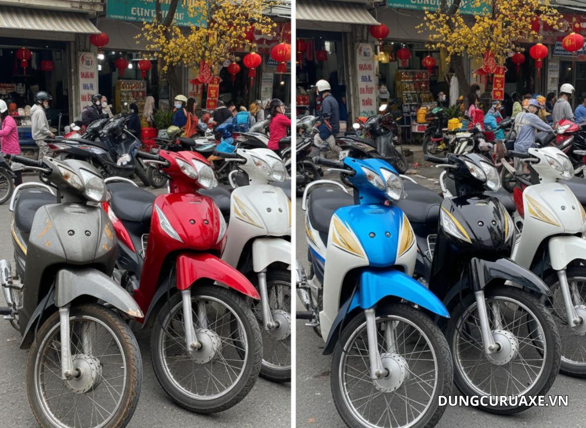 Có Nên Sơn Lại Xe Máy Dịp Tết? Giá Bao Nhiêu Và Cần Lưu Ý Gì?