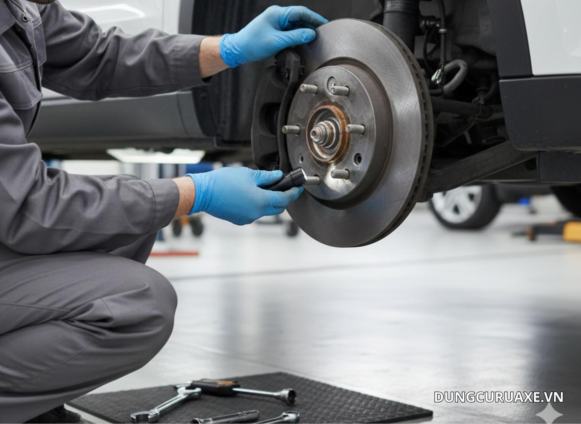 Kiểm tra hệ thống phanh là danh mục hàng đầu khi bảo dưỡng lần đầu