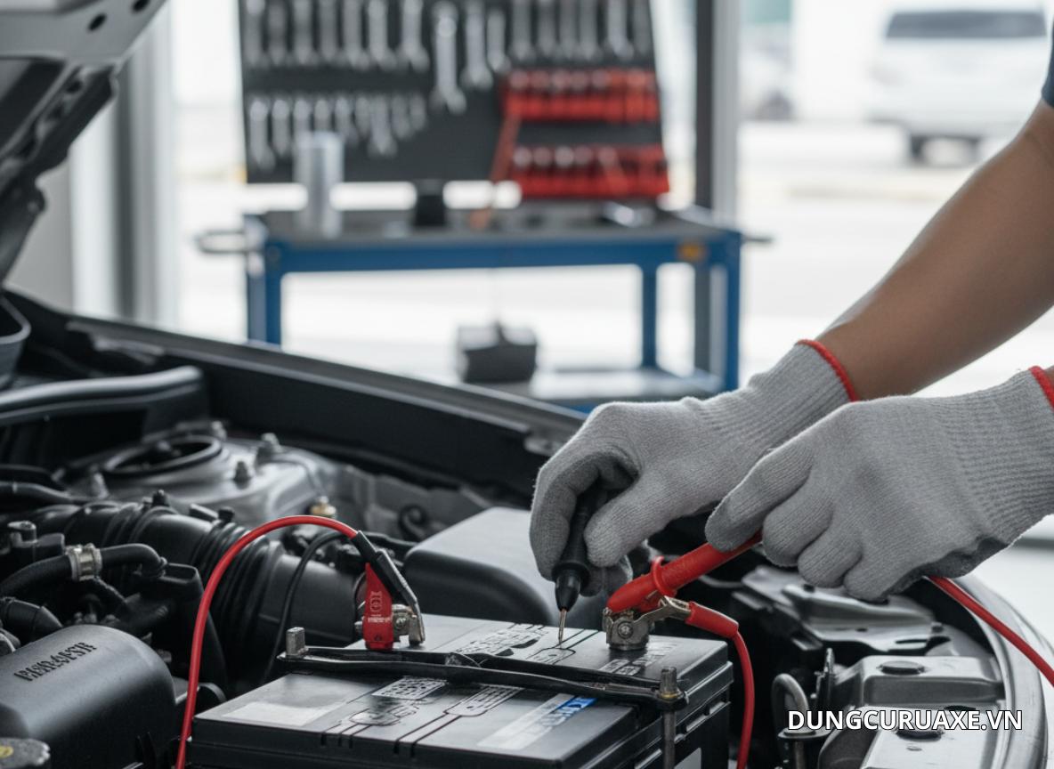 Nên thay ắc quy mới để tránh tình trạng xe chết máy giữa đường