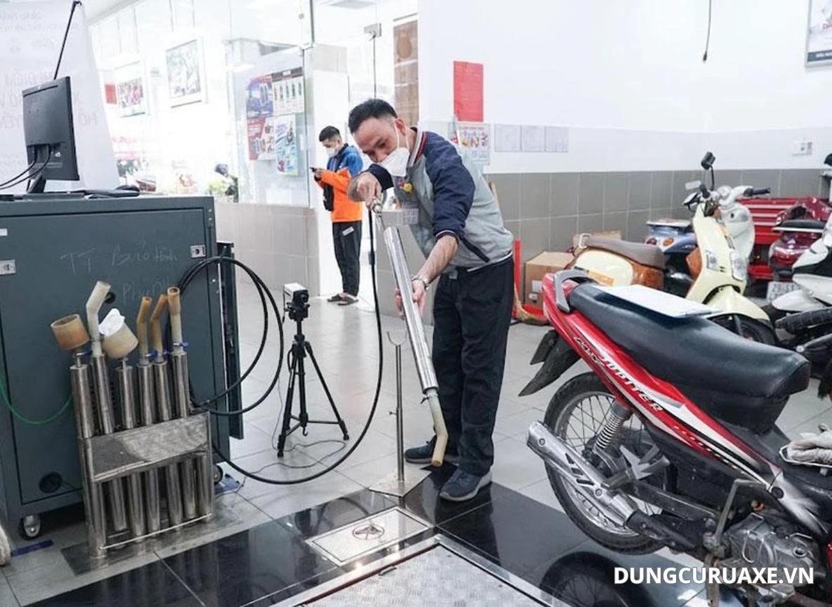 Chuẩn bị giấy tờ và tình trạng xe đảm bảo để đạt tiêu chuẩn khí thải.