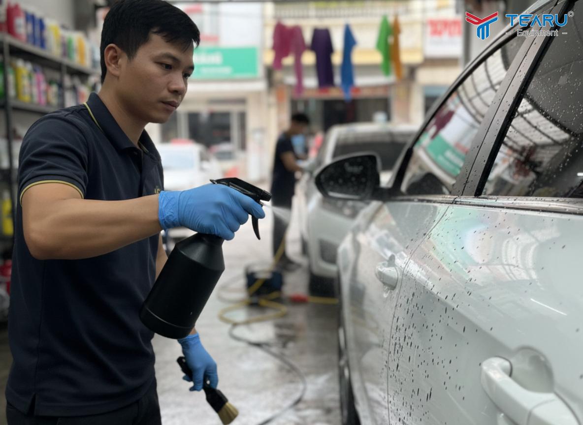 Cách tẩy Vết nhựa đường nhựa cây trên xe ô tô an toàn cho sơn