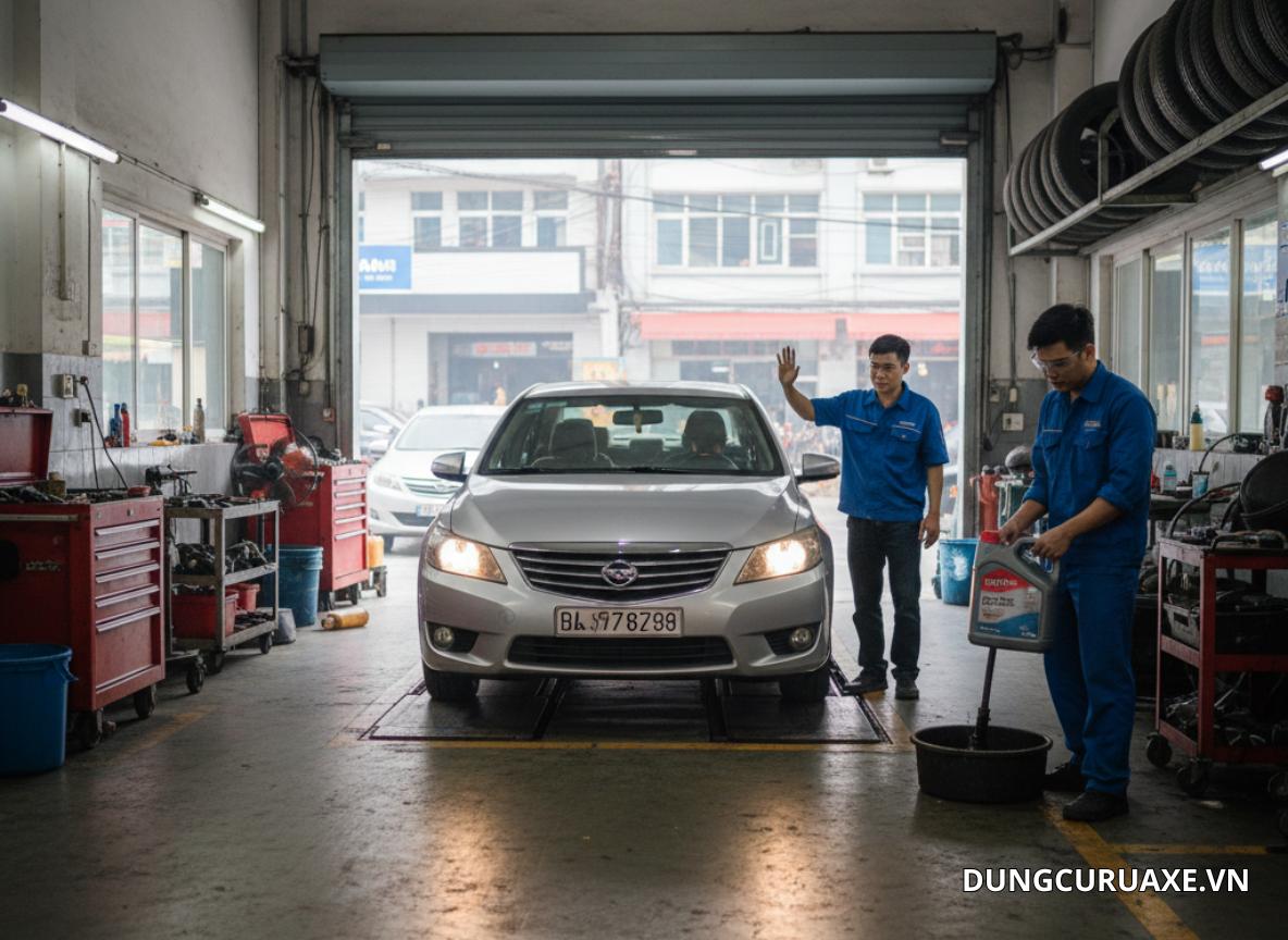 Khi Sang số không mượt, có độ trễ là dấu hiệu cần thay dầu hộp số