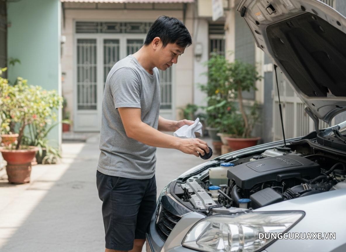Cách Kiểm Tra Dầu Thắng Ô Tô Tại Nhà Chuẩn Kỹ Thuật, Ai Cũng Làm Được