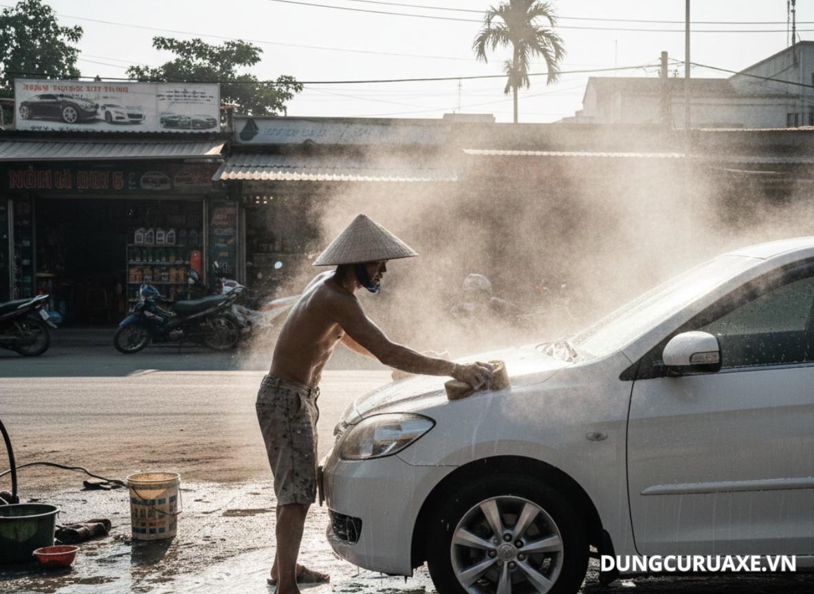 Rửa Xe Dưới Trời Nắng Có Ảnh Hưởng Gì Đến Lớp Sơn?