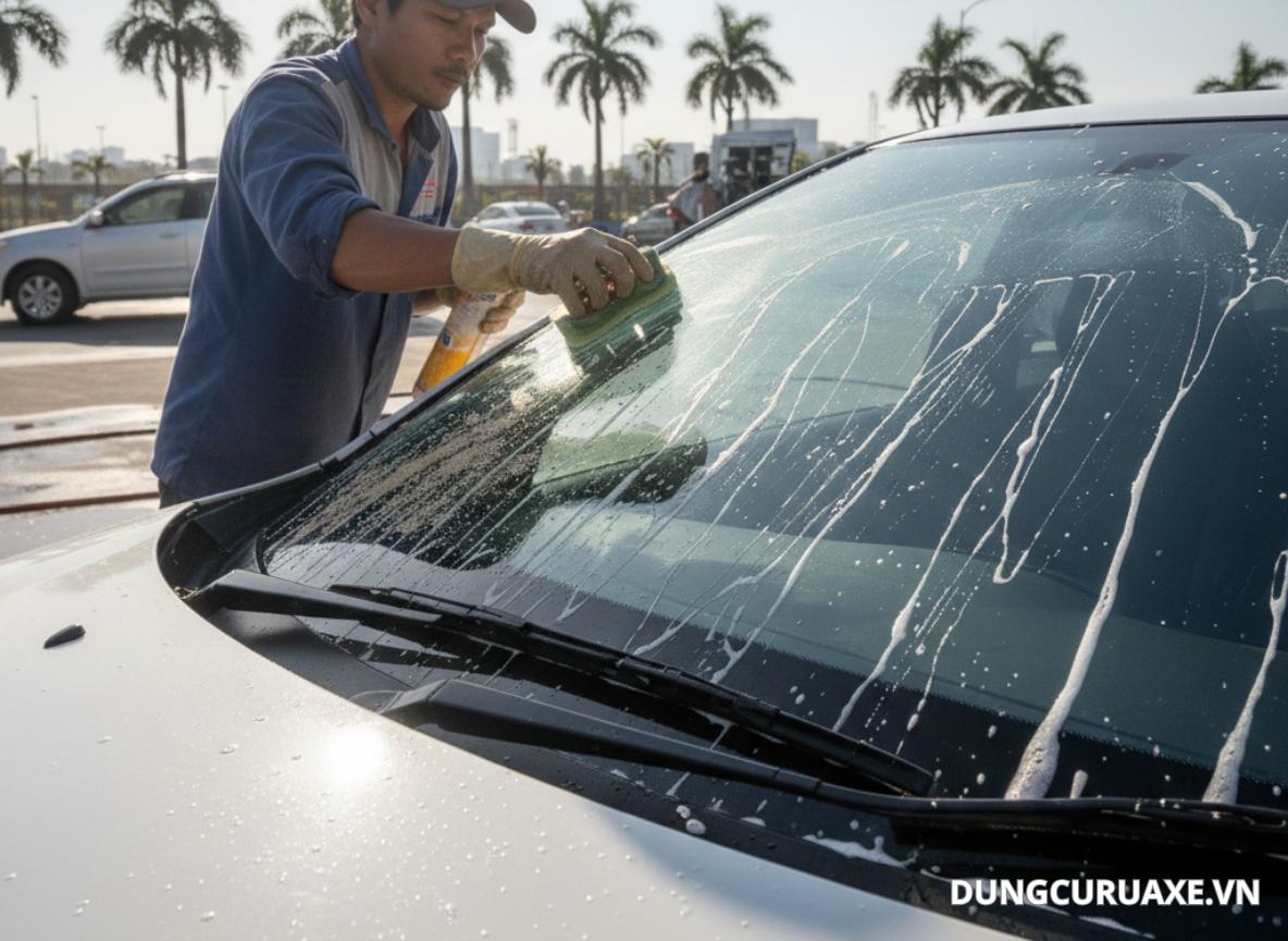 Những Sai Lầm Khi Tẩy Ố Kính Ô Tô Mà Tiệm Rửa Xe Cần Tránh