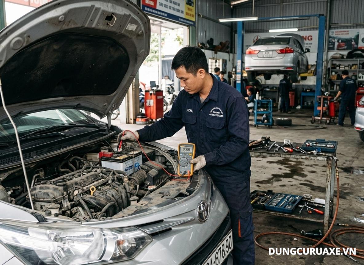 Nên Kiểm tra ắc quy định kỳ 6 thàng 1 lần