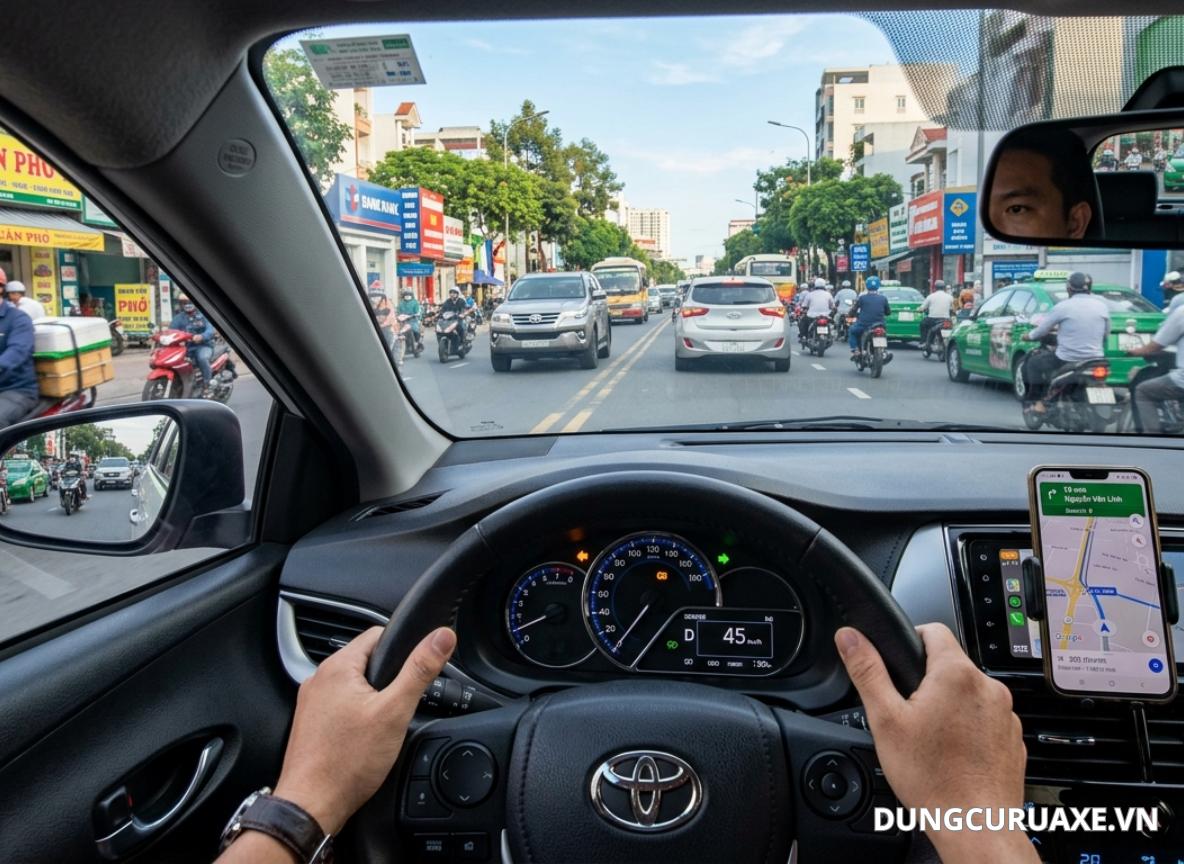 Tắt xi nhan sau khi chuyển làn hoàn tất