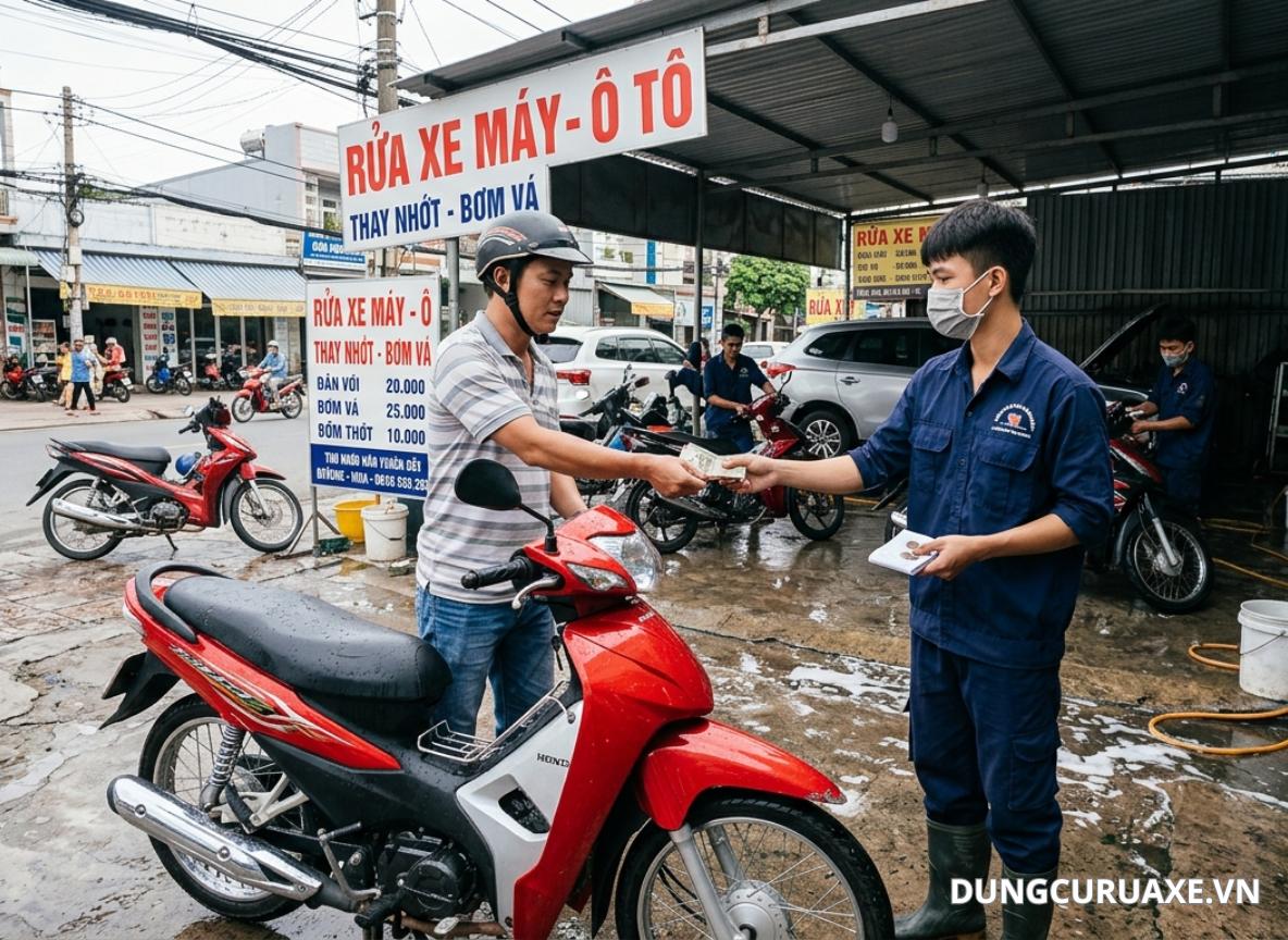 Chi Phí Vận Hành Tiệm Rửa Xe Gồm Những Gì?